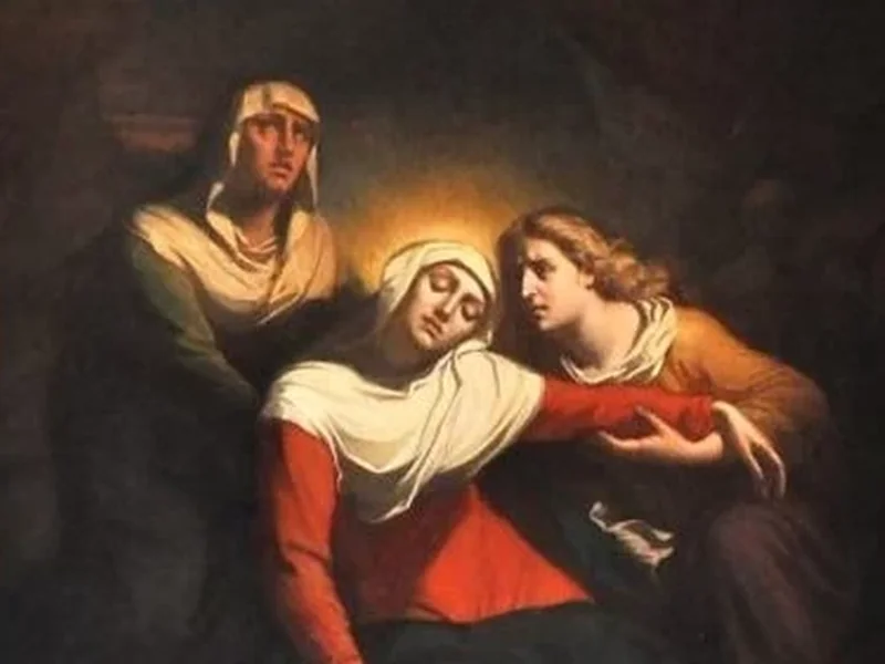 1819-Alexandre-Amédée Dupuy Delaroche - Lo svenimento della Vergine